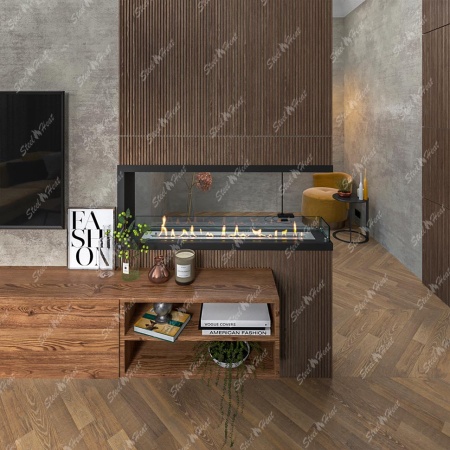 Биокамин торцевой SteelHeat Leader 1200 по цене 44 100 руб.