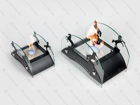 Настольный биокамин Lux Fire &quot;Графский мост&quot; S (черный) по цене 14 641 руб.