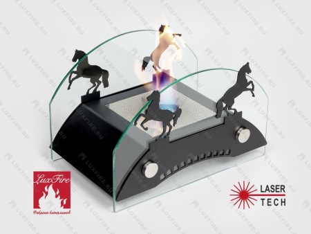 Настольный биокамин Lux Fire &quot;Графский мост&quot; S (черный) по цене 14 641 руб.