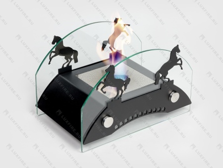 Настольный биокамин Lux Fire &quot;Графский мост&quot; S (черный) по цене 14 641 руб.